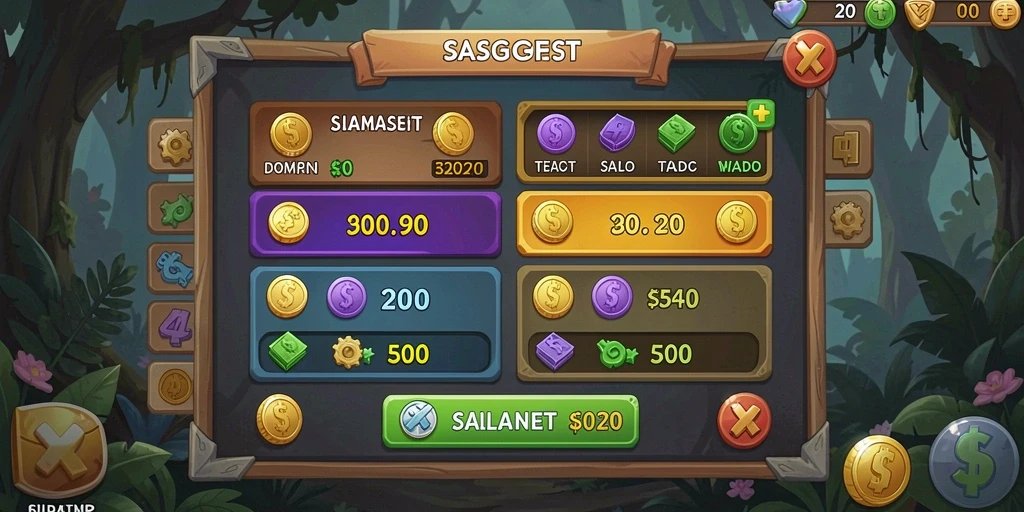 Fitur item dalam game untuk meningkatkan keterampilan.