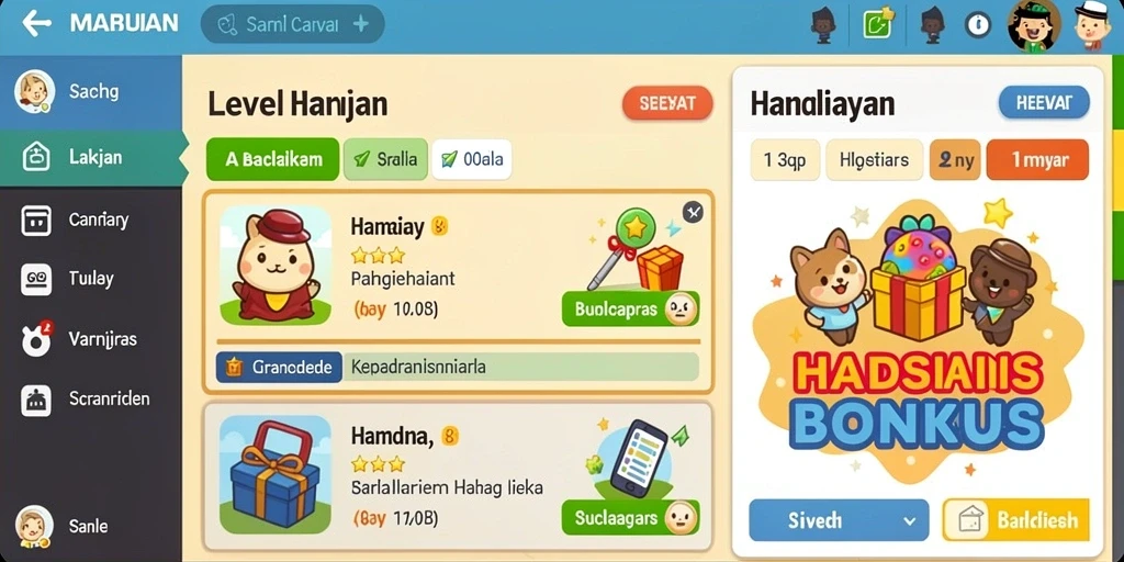 Fitur interaktif yang menghubungkan pemain.
