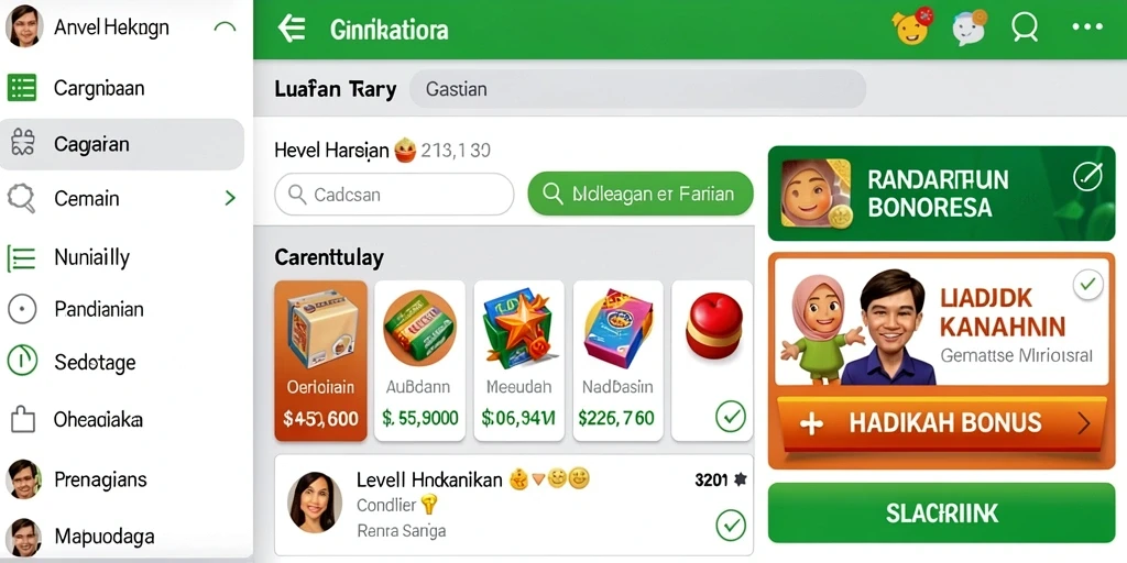 Sistem hadiah menarik yang memotivasi pemain.
