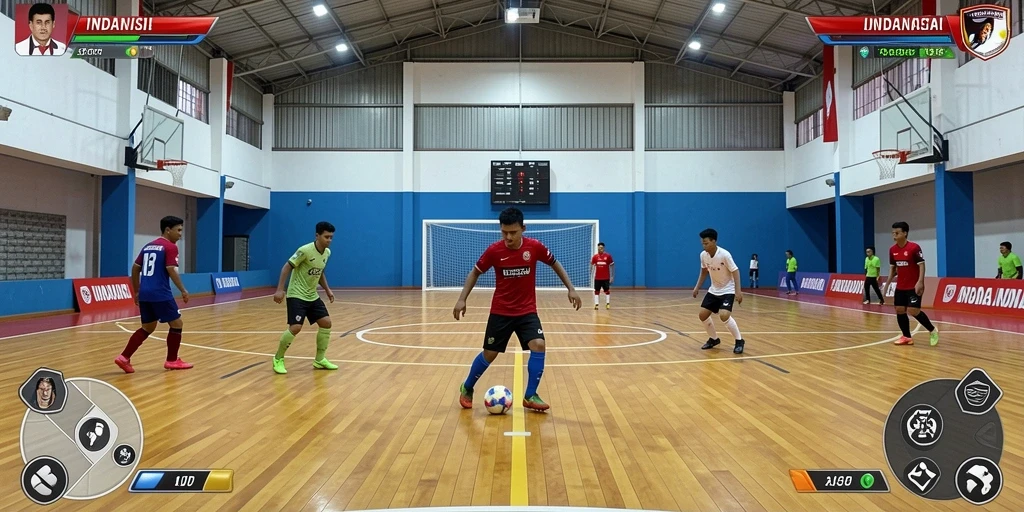 Momen seru saat berkompetisi dengan teman.