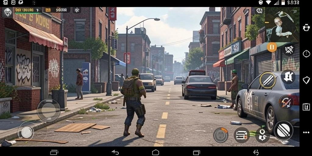 Screenshot pemandangan indah di dunia SEMESTA69.