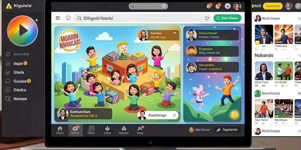 Fitur sosial untuk interaksi antar pemain.