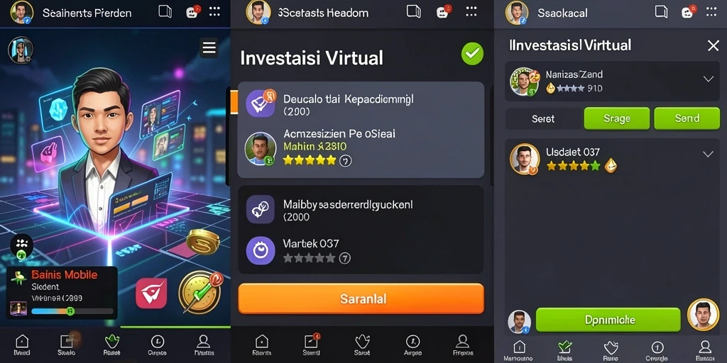 Tangkapan layar dari petualangan seru di dalam game.