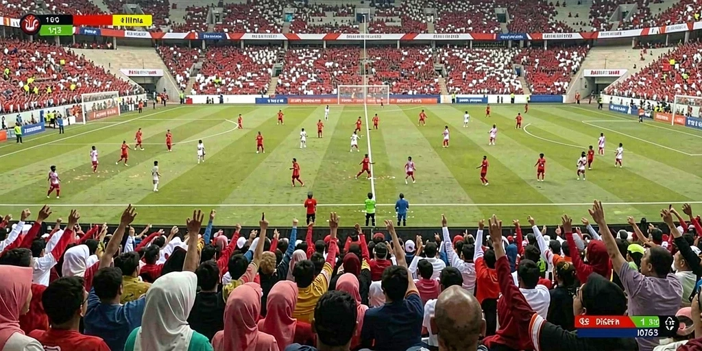 Aksi seru saat bertarung melawan musuh.